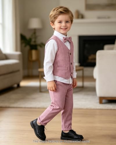 Image of SANGTREE Baby Boys Toddler Gentleman Kids Formal Outfits Long Sleeve Suit Clothing Set 3 Months - 9 Years