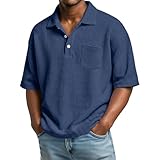 Tee Shirt Homme de Marque Slim Fit Shirt Zippé Lot Vetement Marque Coton Haut Papa Chemise Polyester Pas Cher Personnalisable Homme Ete Tee XXL Polo Golf, M