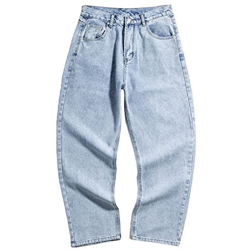 Pantalon en coton décontracté homme coupe droite contre l'inconfort