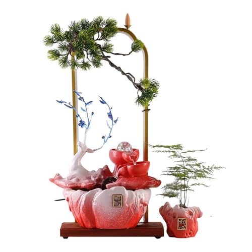 Fontaine interieur cerf rouge une idee cadeau originale pour la maison