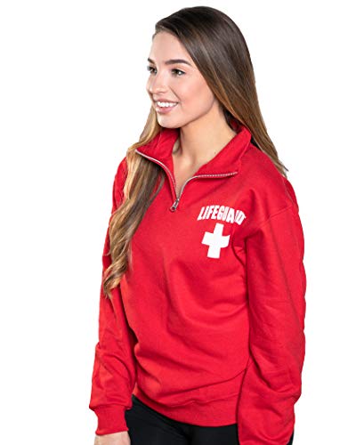 LIFEGUARD Quarter Zip Pullover - Zipper Fleece Sweatshirt Apparel Ideal for Men, Teens, Girls.2