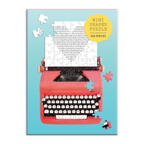 Galison, Puzzle Vintage Typewriter Mini 100 Piece