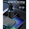 AILKIN 30W PD USB C Car Charger, USB Type C Fast Power Charging Block Dual Port USBA & USBC Plug Cargador Carro Lighter Adapter for iPhone, iPad, Samsung Galaxy, LG, Google Pixel, Moto, USB-C Port