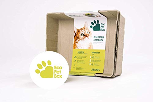 Eco Pet Box Disposable Litter Box 3 Ct #TOP4