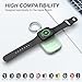 Portable Travel Charger for Apple Watch Series 9-2500mAh Wireless Keychain Charger for Apple Watch Series 10/9/8/7/6/5/4/3/2/SE/UItra/UItra 2 Green