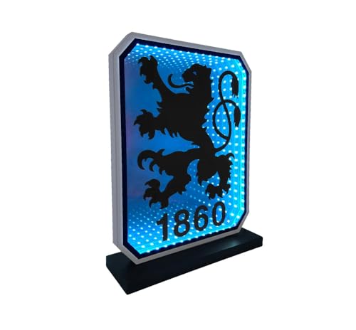 TSV 1860 München Lampe LED Licht Nachtlicht ** Mirror **