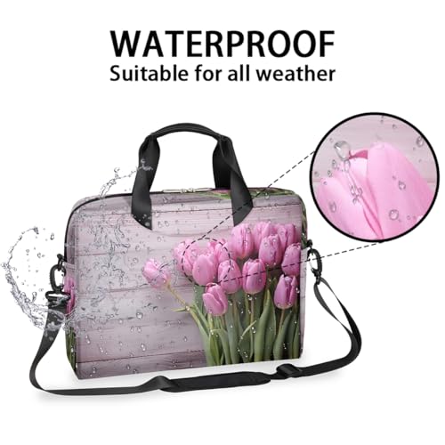 Maletín para laptop 15.6-16" Violeta resistente al agua miniatura 3