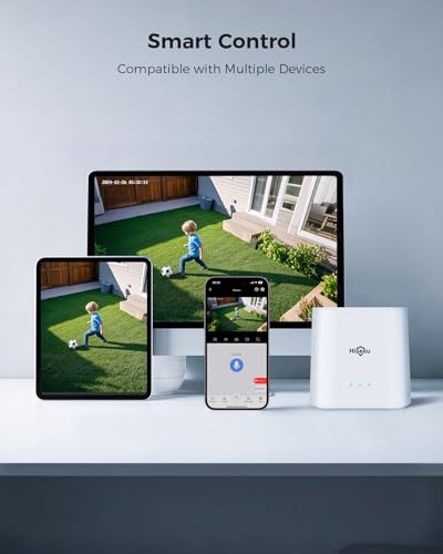 Image of Hiseeu Security Cameras Wireless Outdoor, WiFi Pro 5G /2.4G Cameras for Home Security, Solar Powered, Motion Detection, 2-Way Talk, Color Night Vision, Compatible with Alexa, SD Card /Cloud Storage