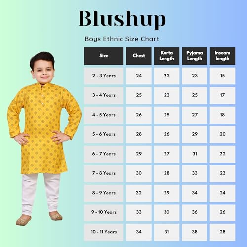 Image of Blushup Boys Kurta and Pyjama Set