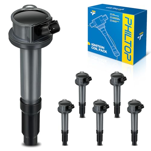 Image of PHILTOP UF486 Ignition coils Fits for Ford 2009-2012 Escape 3.0L, 2006-2012 Fusion 3.0L, Mercury 2006-2011 Milan 3.0L, 2009-2011 Mariner 3.0L, Lincoln 2006 Zephyr, Mazda 2008-2011 Tribute 3.0L