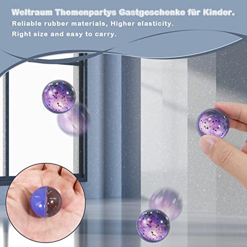 Annhao 30 Stück Flummies für Kinder, Flummi Planeten Spielzeug Geschenk Kindergeburstag Mitgebsel Groß Set für Mädchen Jungen give aways mitgebsel Kindergeburtstag gastgeschenke Partygeschenke (32mm)
