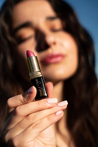 Essence Of Argan Moisturizing Pink Lipstick - Enriched With 100% Pure Organic Argan Oil, Shea Butter - Voluptuous Sexy Lips - Sunscreen, Hydration & Nourishing - Long Lasting Lip Balm - Precious Pink #TOP1