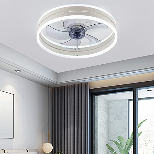 A.1.Coo LED Ventilador techo con luces dormitorio Regulables Cover
