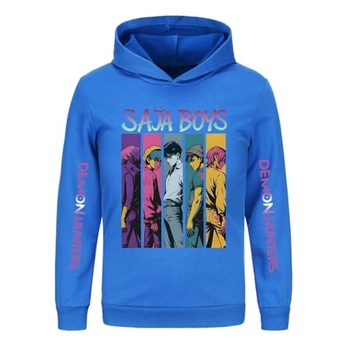 Unisex Kids Casual Fashion Cartoon Demon Hunters Anime Graphic 13 Colors Available Pullover Hoodies
