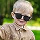 Cadimus Baby Sonnenbrille,Sonnenbrille 6 Monate-3 Jahre,mit Riemen Verstellbar für Kleinkind Baby,Flexibler und Biegsamer Rahmen,polarisierte Sonnenbrille fur Jungen Mädchen（Schwarz）-D3