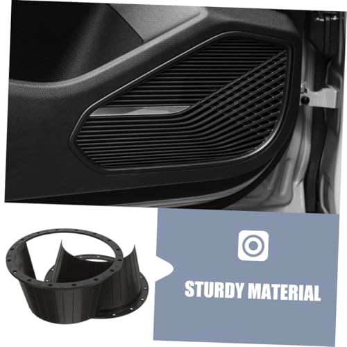 IMIKEYA Juntas de Altavoz Impermeables 6.5 Pulgadas 4 Piezas Adaptador Espaciador para Altavoces de Coche Uso Automotriz Protector Resistente Motoristas - imagen 8