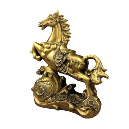 Cheval en laiton stable et lourd FLXHHX pour remplacer les bibelots fragiles