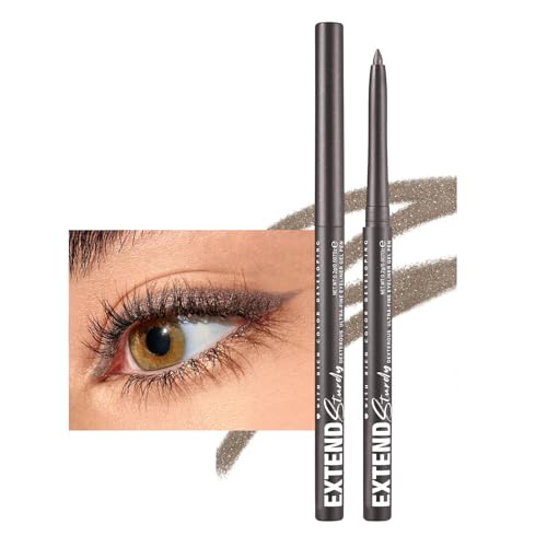 Mefyhtune Grey Eyeliner Pencil Waterproof Retractable Cream Grey Gel Eyeliner Smudge-proof Hypoallergenic (10#)