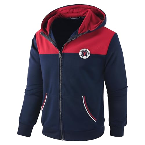 Ywenaisy Zip-Jacke Jungen Sweatjacke - Jungen Pullover Trainingsjacke...