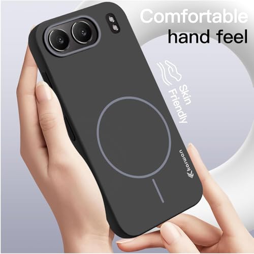 Image of KARWAN️Magnetic Ultra Slim-Fit Back Case Cover for Oneplus Nord 4 |Hard PC Case Cover| Ultra-Thin & Light Weight with [Ultra Premium Feel] Case for Oneplus Nord 4(6.6 inch)(Black)