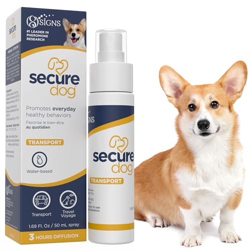 Image of SIGNS SecureDog Transport, Water Based Calming Travel Spray, Naturally Supports Calm and Wellbeing Helping Relieve Any Feeling of Anxiety or Stress