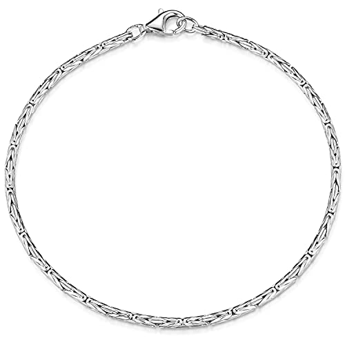 Bracelet femme argent 925 MATERIA anti-ternissement longueur réglable 17-23cm