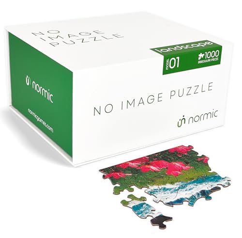 Normic 1523 No Image Puzzle 1000 Irregular Pieces Without Template Difficult Jigsaw Challenge thumb #6