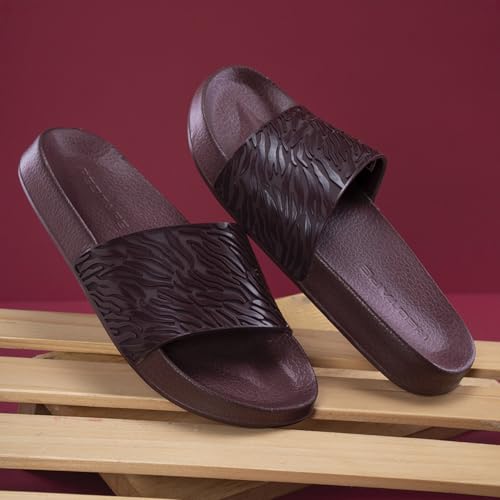 Image of Red Tape Womens Sliders in Slate Blue | Casual Pool Sliders | SLATE BLUE | 3 UK
