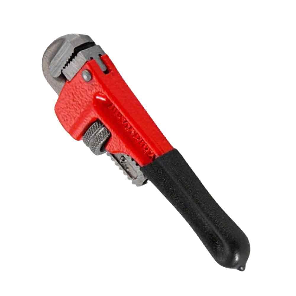 Jnchdghwa As Shown Floating Hook Jaw Heavy-Duty Adjustable Pipe Wrench I-Beam Handle Plumber Wrench Red