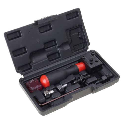 Manual Coppers Pipe Reamer 3/16 1/4inch Flaring Tool Coppers Brake Line Flaring Tool Double Ended With Box