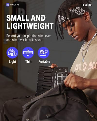 Donner USB MIDI キーボード コントローラー 25鍵 DMK-25 PRO の商品画像 7