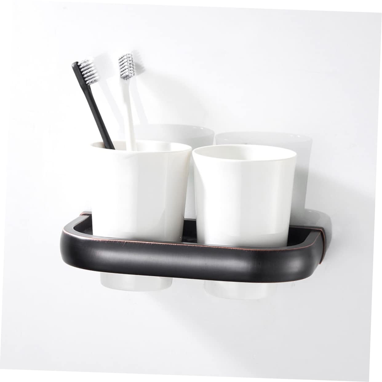 Cabilock Soportes para Cepillos De Negros Vaso Cepillo De Portacepillos De Cerámica Portacepillos De Estante para Cepillos De Caja De Almacenaje Antiguo