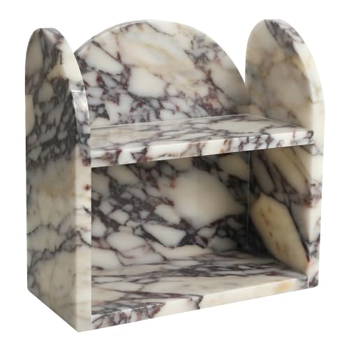 DUANYAN Marble Bathroom Counter Organizers and Storage, 2-Tier Luxurious Makeup Organizer...