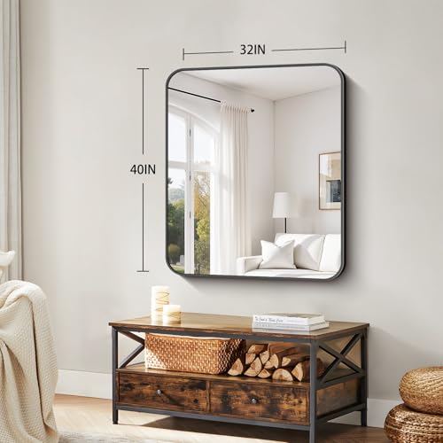 Koonmi Bathroom Wall Mirror,32x40 Inch Large Vanity Mirror for Over Sink by Koonmi - Used condition - Image 7