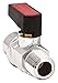 1/2" FNPT x MNPT Brass Mini Ball Valve Inline