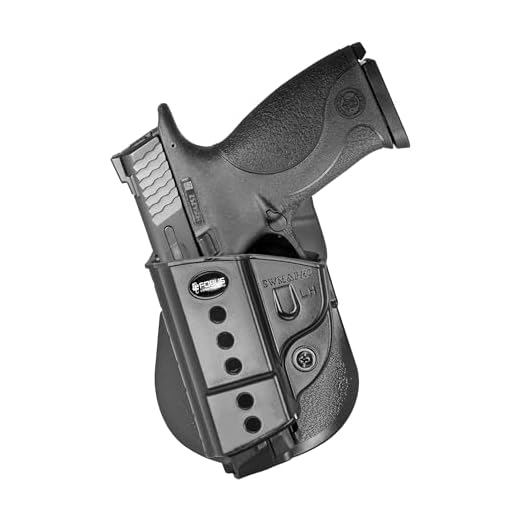 Fobus SWMPLH Concealed Carry OWB Paddle Holster for S&W M&P, M&P 2.0, M&P Pro, M&P M2.0, SD9 VE, SD40 VE, CZ P-06, and Diamondback DB FS Nine, Left Handed