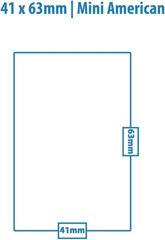 Ultra PRO - Mini American Board Game Sleeves (50ct) for 41mm x 63mm Cards - Card Sleeves for Board Games and Trading Card Games, Card Sleeves Protects from Wear and Tear