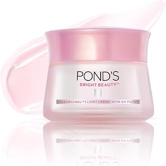 Pond's Bright Beauty Light Cream with UV Filter | Niasorcinol | 100x Better than Vitamin C | Niacinamide | Fades Dark Spots, Brightens Skin, 35g