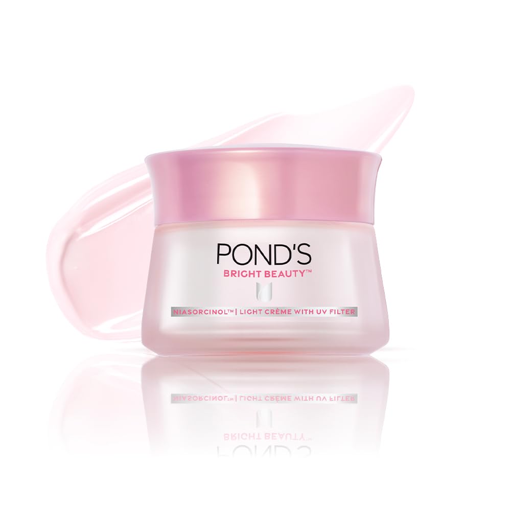 Pond's Bright Beauty Anti-Spot Serum Cream with Niacinamide and SPF 15 PA++ Fades Dark Spots and Reveals Bright Skin, 50g