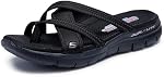 Skechers womens Flex Appeal 2.0 - Start Up Sport Sandal