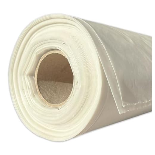 Bache peinture en ROULEAU 50 microns - rouleau plastique transparent - protection peinture - protection chantier