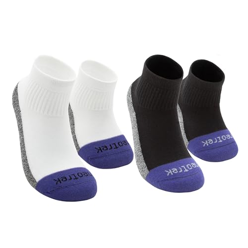 Transmet Qtr Crew Socks: Mixed Pair for Partial-Foot Amputees (1 Transmet & 1 Standard Sock Per Pair) (2pk)
