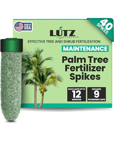 Lutz Corporation, Maintenance Palm Tree Fertilizer Spikes, Pack of 40