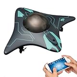 LUCKKY Underwater Drone with Camera, Unterwasserdrohne mit Kamera, RC-Boot Wasserdichtes Miniboot mit WLAN, 6-Kanal-Fernbedienungs-App Drahtlose Steuerung, Echtzeit-Bildübertragung