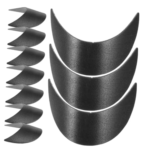 20pcs Boy Girl Hat Accessory Inserts Peaked Cap Visor Liner for Baseball Cap Brim Inserts Hat Shaper for Boys and Girls Making Supplies Black