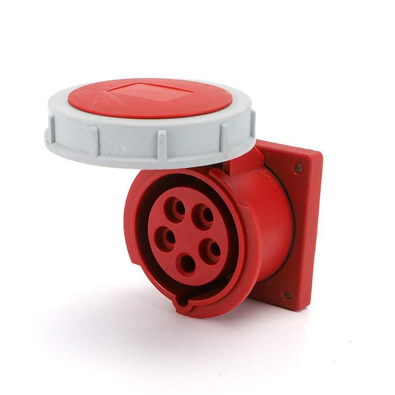 IEC60309 Waterproof CEE Industrial Connector Socket 5Pin 16A 380V-415V 3P+E+N IP67 (Type-1）
