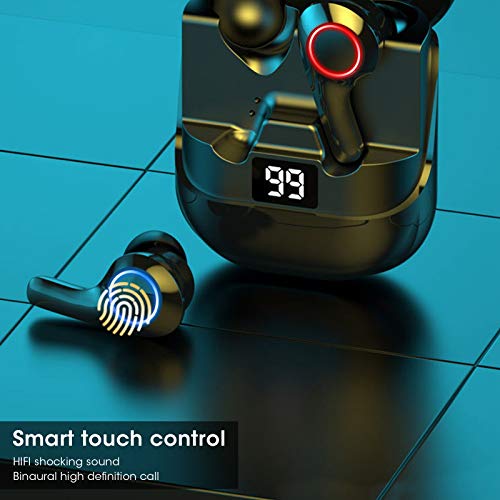 Oordopjes, Intelligent Touch Control Headsets 5.1 Chip Automatisch koppelen Draadloze oortelefoon, voor hardlopen naar… - Image 7