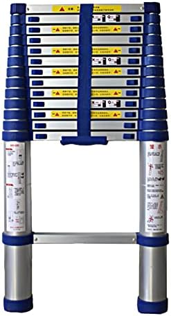 4.6ft-26ft Telescoping Ladder Multi Purpose Aluminium Extension Ladders Portable Folding Extendable Step Loft Ladder for Home Garden Office EN131 Certified ( Color : Aluminum , Size : 1.4M ) 4.6ft-26ft Telescoping Ladder Multi Purpose Aluminium Extension Ladders Portable Folding Extendable Step Loft Ladder for Home Garden Office EN131 Certified ( Color : Aluminum , Size : 1.4M )