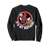 marvel deadpool it's my 30th birthday party funny felpa