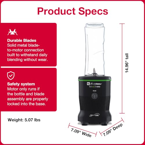 Image of Koblenz MSKM-600 N Mix&Shake Blender, Stainless Steel Blades